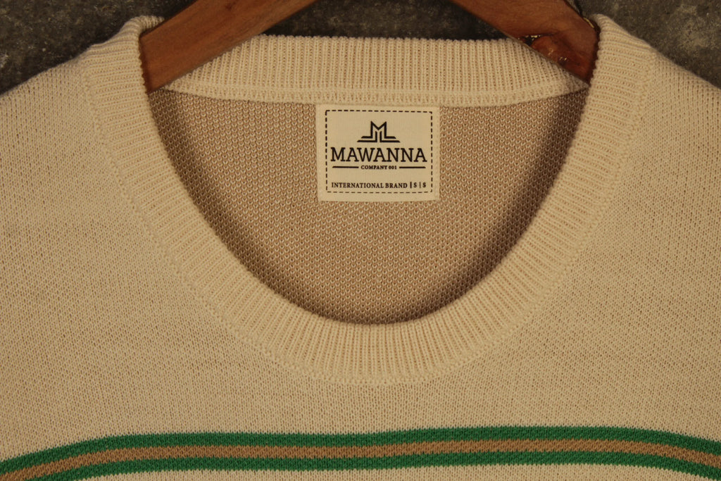 Sweater – Beige / Verde / Raya