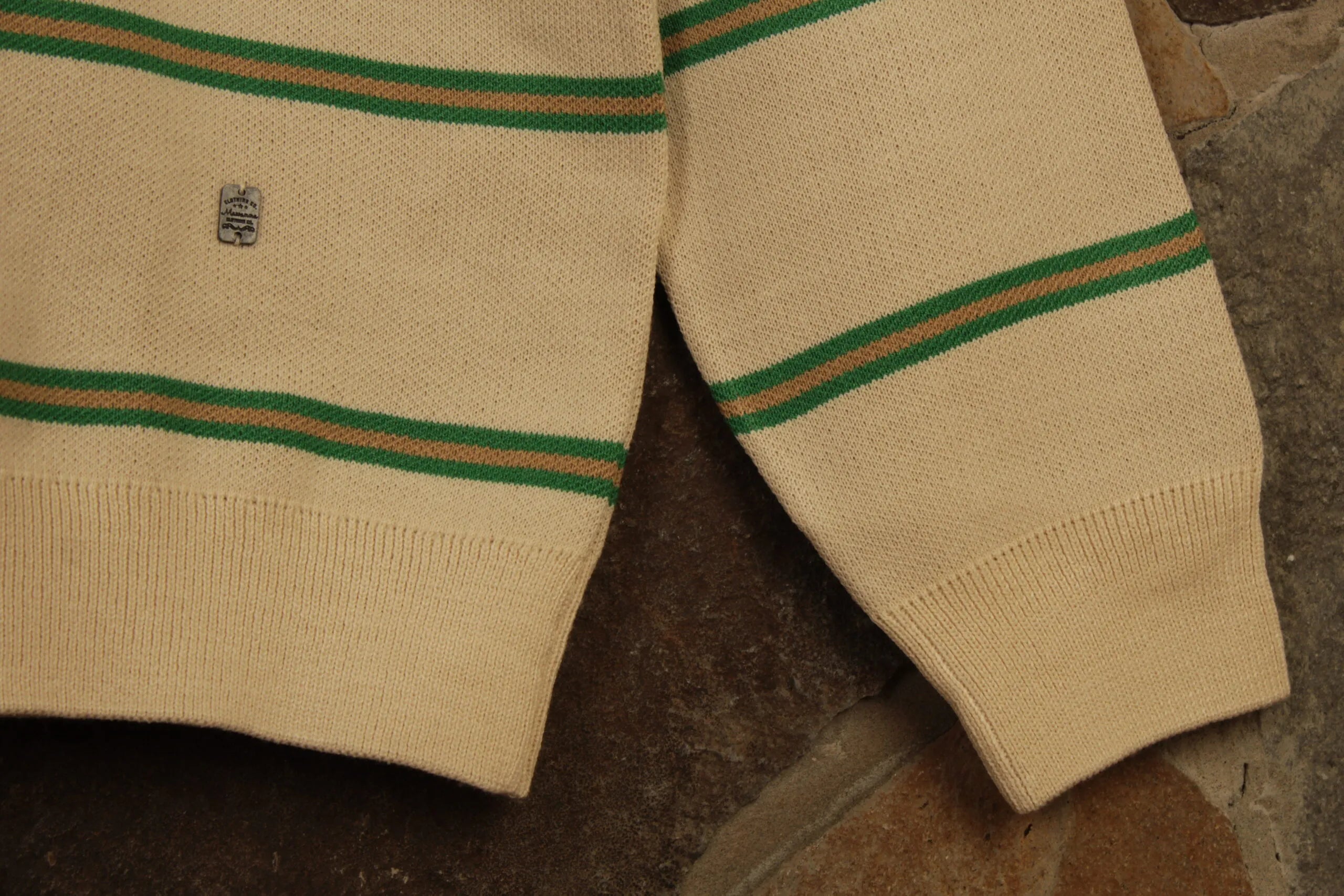 Sweater – Beige / Verde / Raya