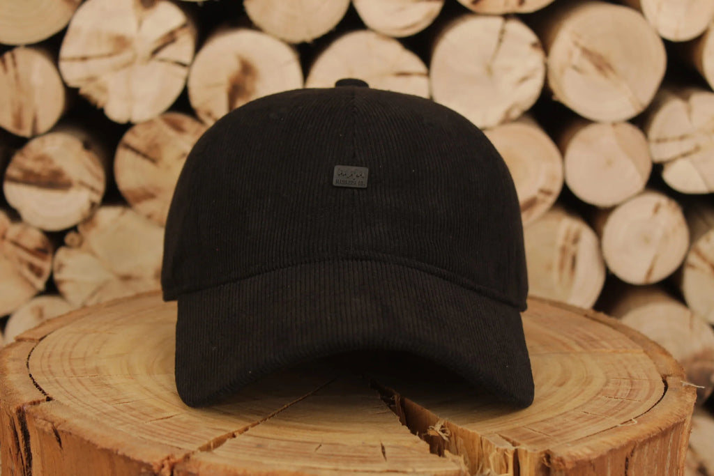 Gorra Corduroy – Negro