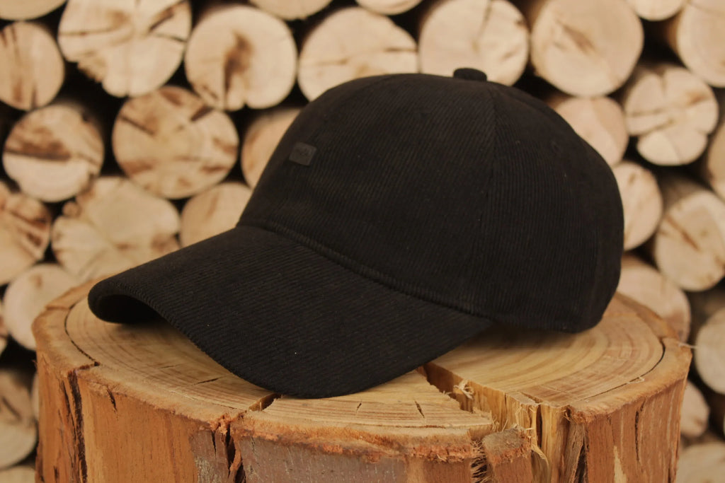 Gorra Corduroy – Negro
