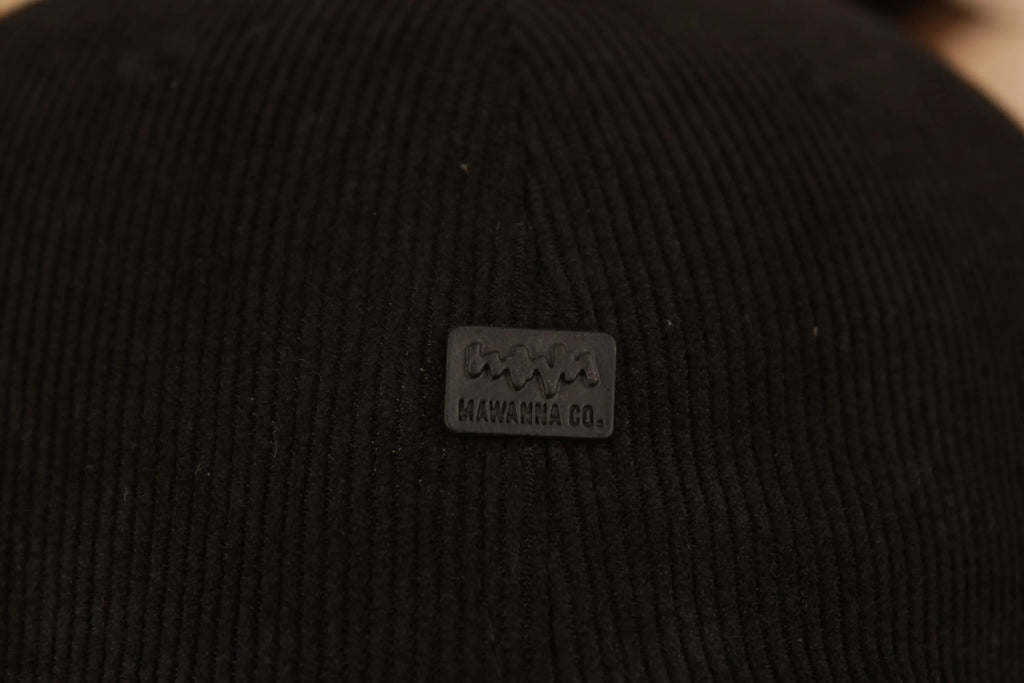 Gorra Corduroy – Negro