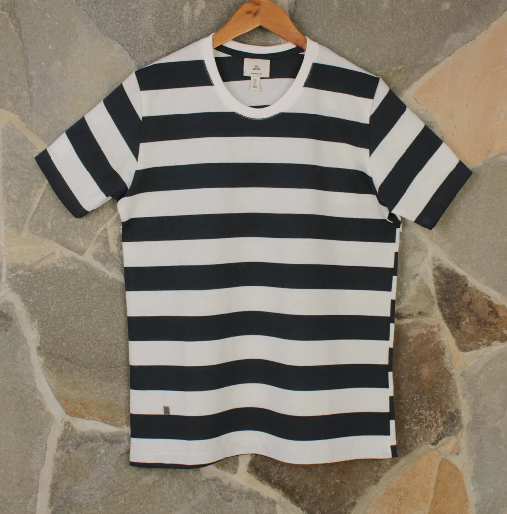 Classic raya – Blanco/rayas anchas